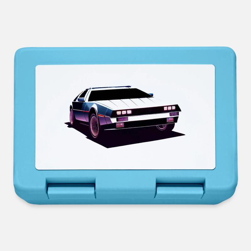 Delorean Youngtimer Oldtimer - Brotdose - Saphirblau