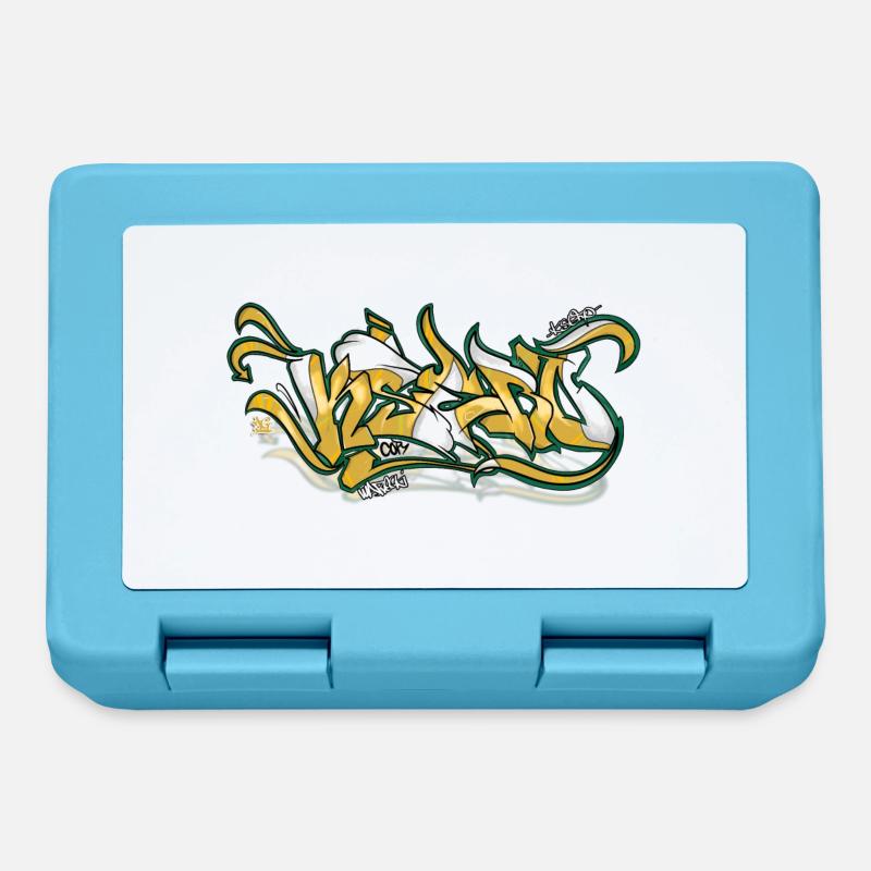 Graffiti Styles - Boîte à goûter - bleu saphir