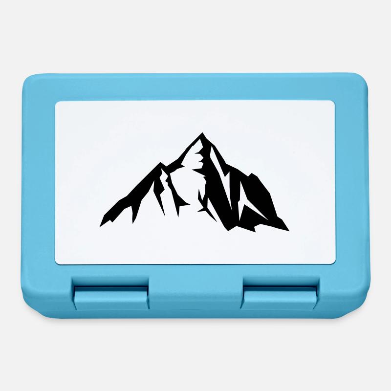mountain - Brotdose - Saphirblau