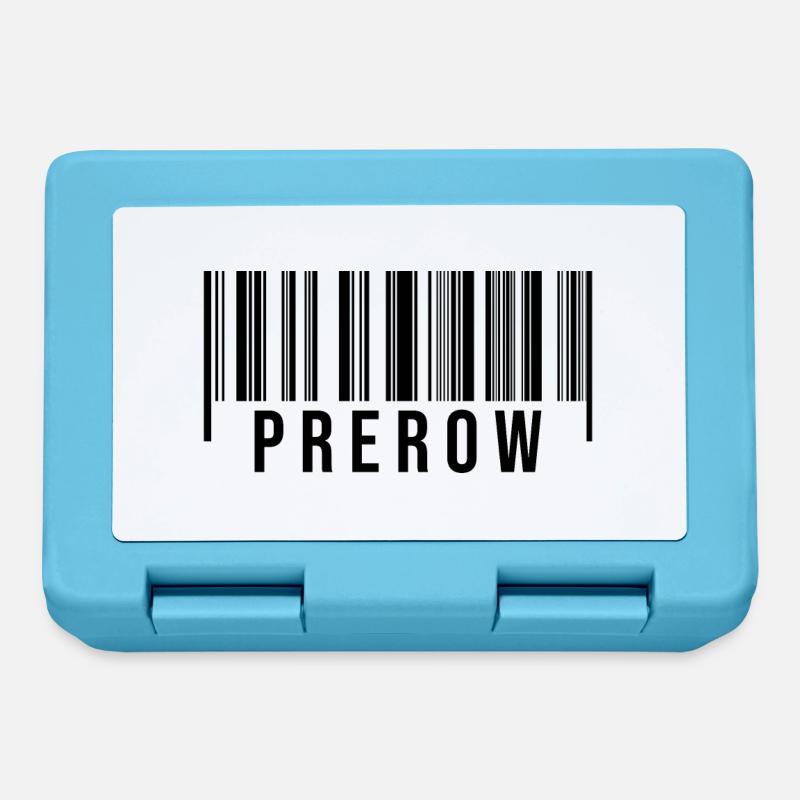 Prerow Strichcode - Brotdose - Saphirblau