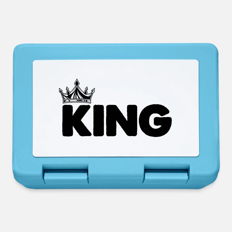 king - Brotdose - Saphirblau