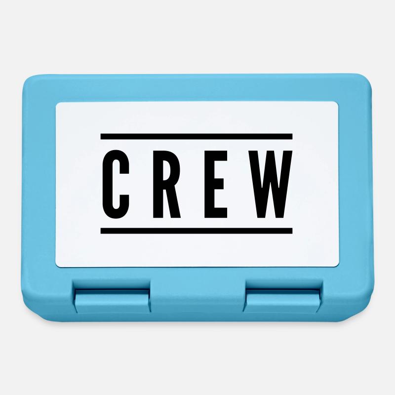 crew - Brotdose - Saphirblau