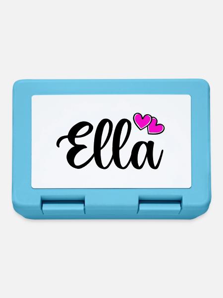 ella name - Brotdose - Saphirblau