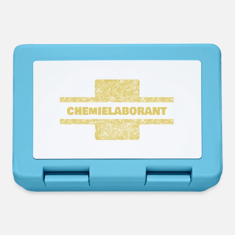 Beruf Chemielaborant - Brotdose - Saphirblau