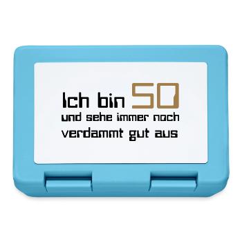 50 - Brotdose - Saphirblau - Vorne
