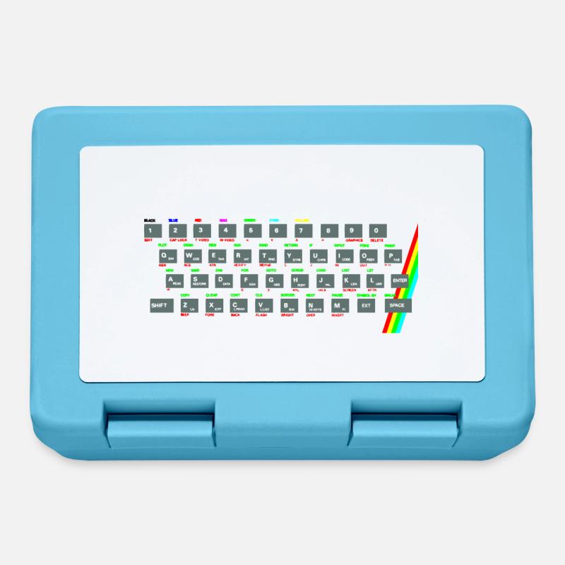 ZX81 (Zed-Ex) spectre clavier - Boîte à goûter - bleu saphir