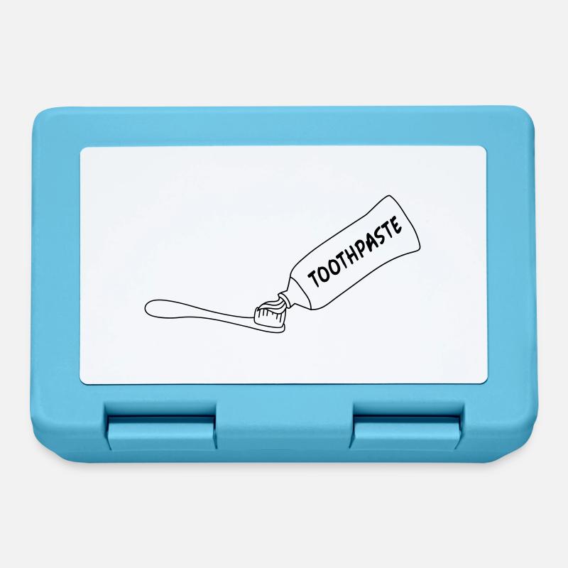 Toothpaste And Toothbrush - Boîte à goûter - bleu saphir