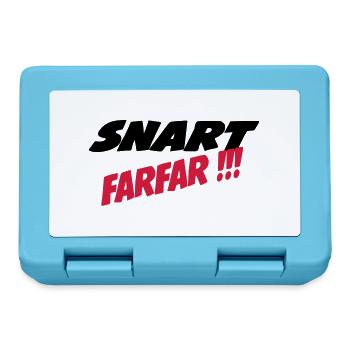 Snart farfar !!! - Brotdose - Saphirblau - Vorne