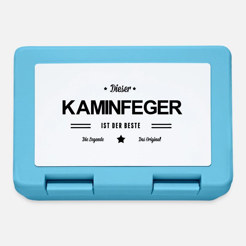 Bester Kaminfeger - Brotdose - Saphirblau