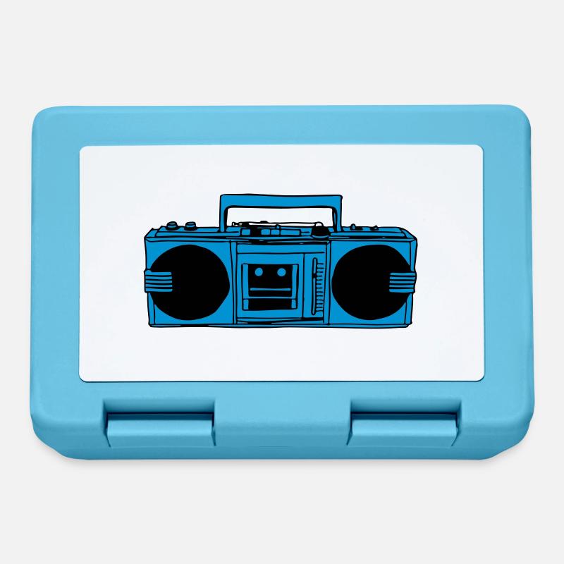 Boombox - Boîte à goûter - bleu saphir