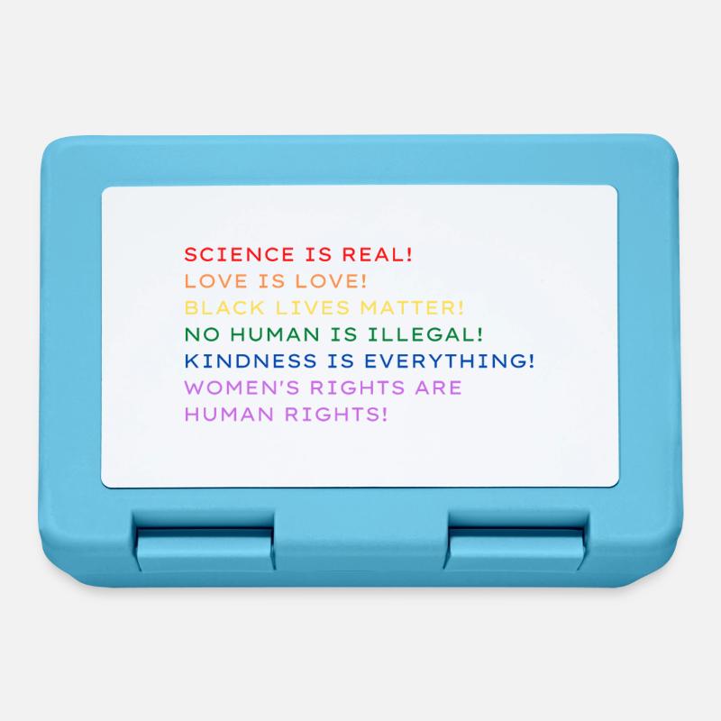 Science is real! - Brotdose - Saphirblau