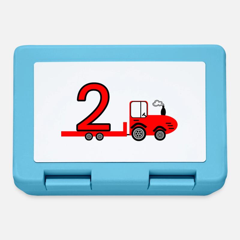 Tractor - Lunchbox - sapphire blue