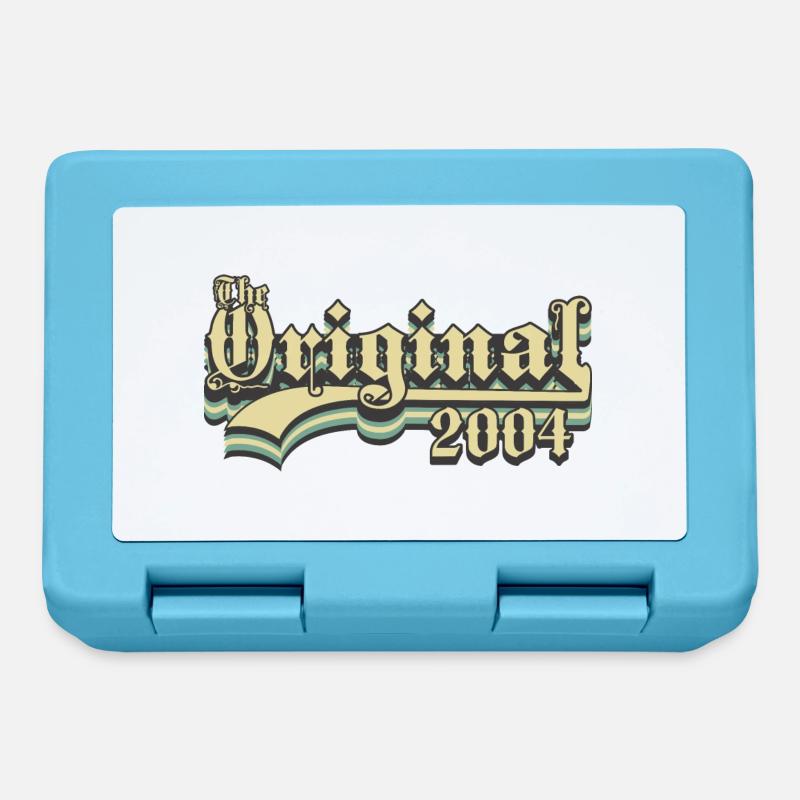 Né en 2004 l’original - Boîte à goûter - bleu saphir
