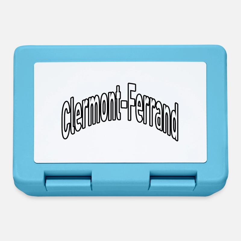 Clermont Ferrand - Boîte à goûter - bleu saphir