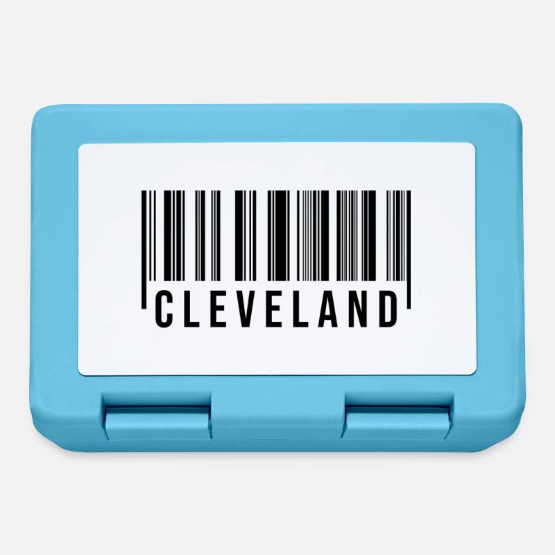 Code-barres de Cleveland - Boîte à goûter - bleu saphir