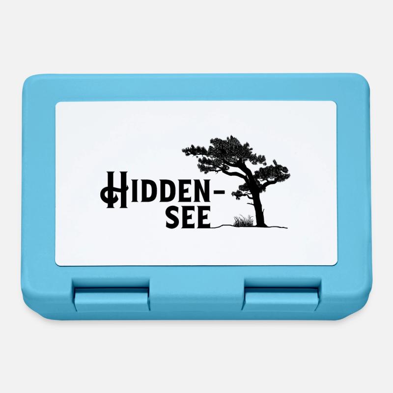 Hiddensee, Perle der Ostsee - Brotdose - Saphirblau