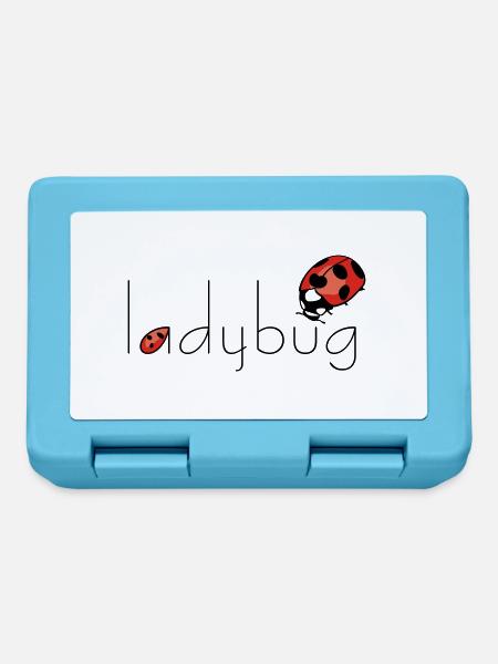 ladybug Marienkäfer - Brotdose - Saphirblau