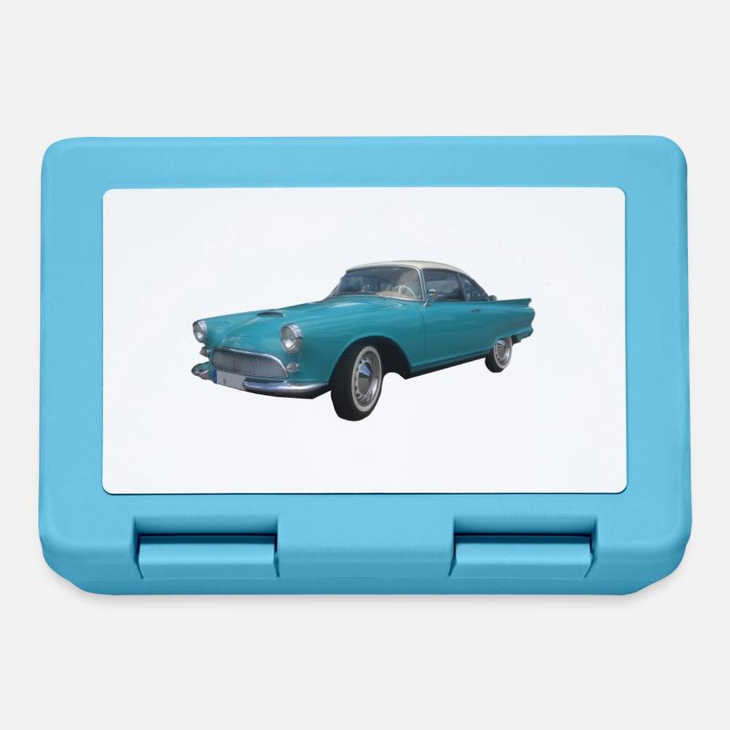 Oldtimer - Brotdose - Saphirblau