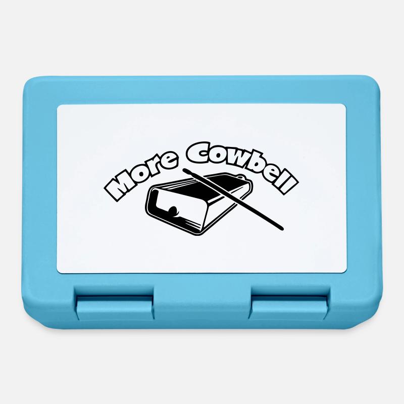 More Cowbell - Boîte à goûter - bleu saphir