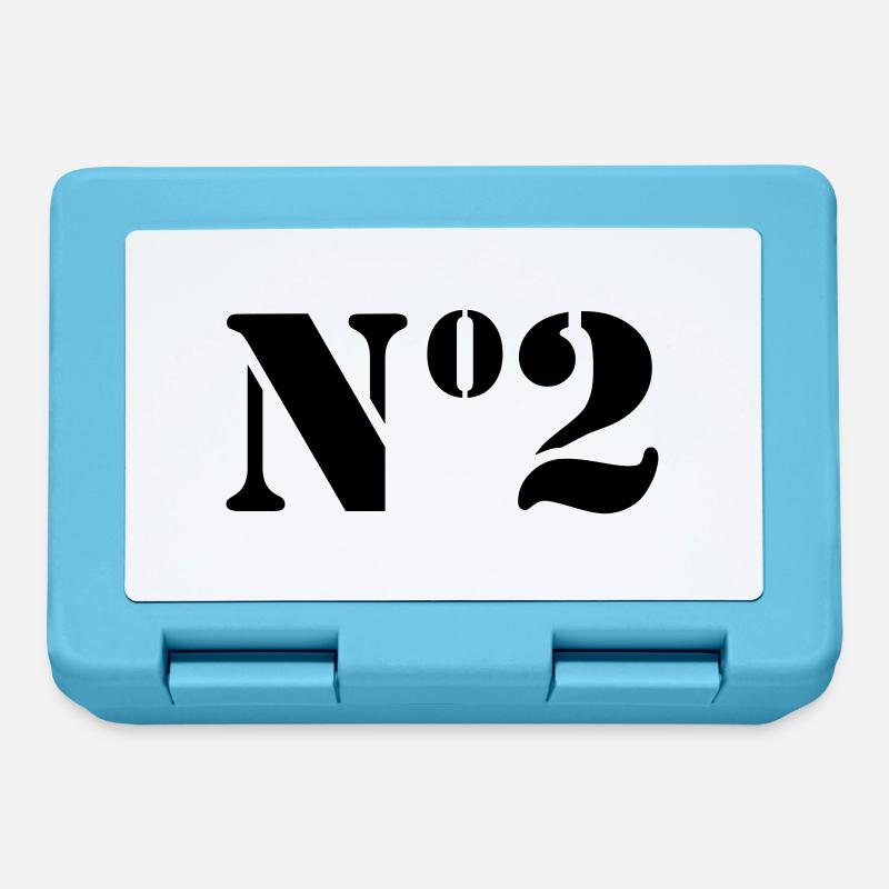 Nummer 2 // no2 - Brotdose - Saphirblau