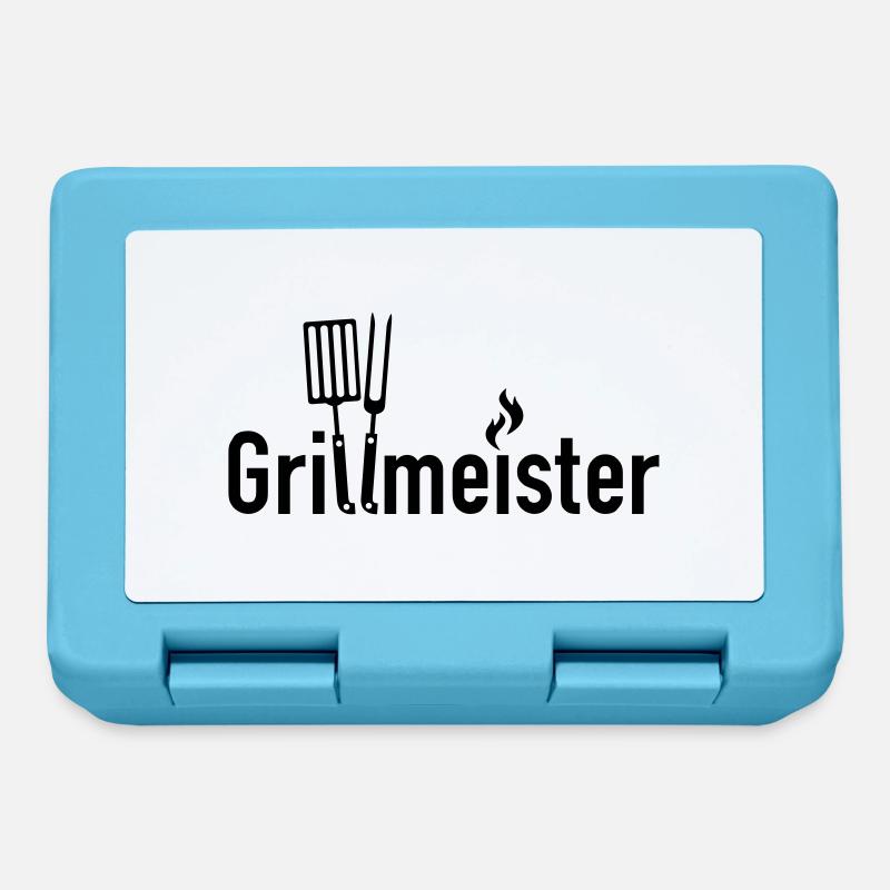 GRILLMEISTER - Grill Master BBQ, Grilling, - Lunchbox - sapphire blue