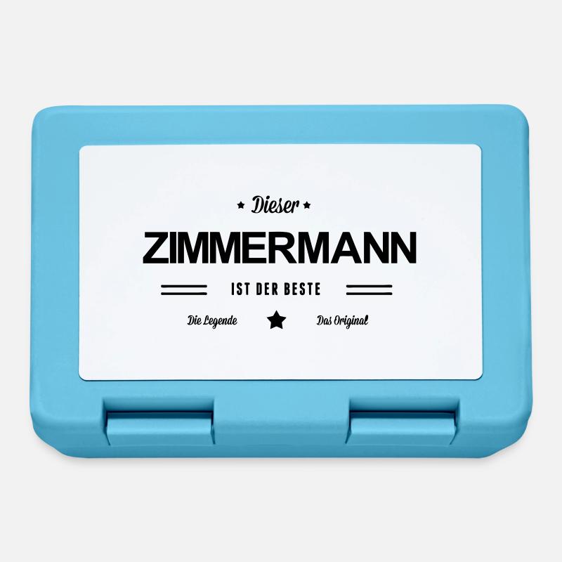 Bester Zimmermann - Brotdose - Saphirblau
