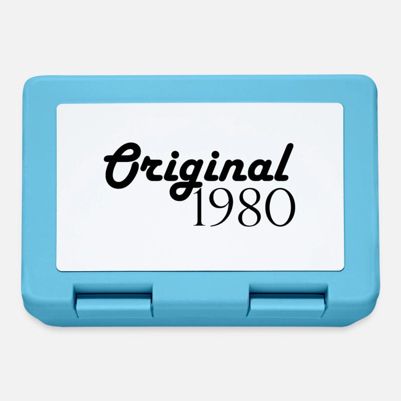 1980 - Boîte à goûter - bleu saphir