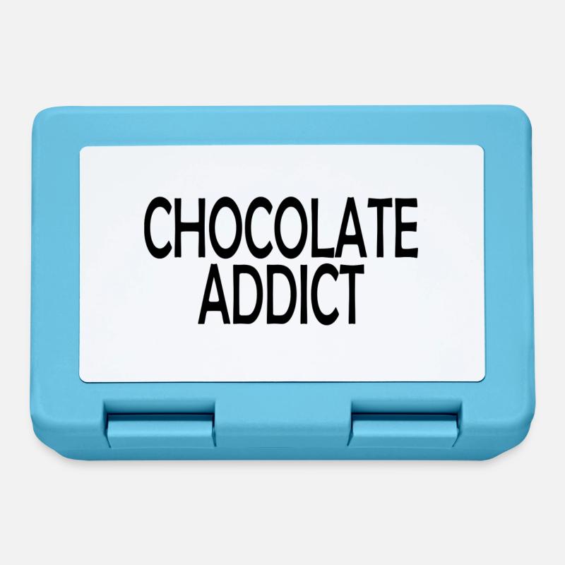 chocolat chocolat - Boîte à goûter - bleu saphir