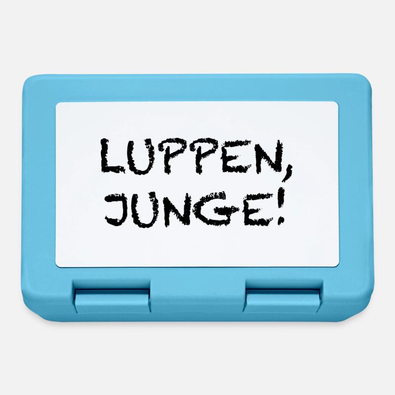 Luppen Junge - Brotdose - Saphirblau