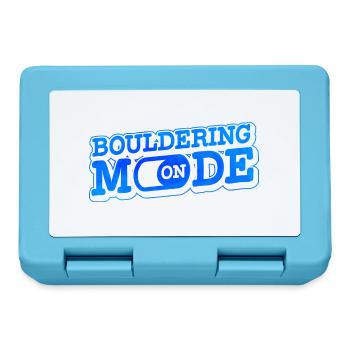 Bouldering Mode On Rock Climber Rock Boulder Mount - Brotdose - Saphirblau - Vorne