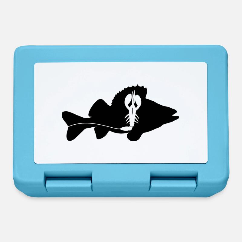 Perch with Creature Bait - black - Lunchbox - sapphire blue