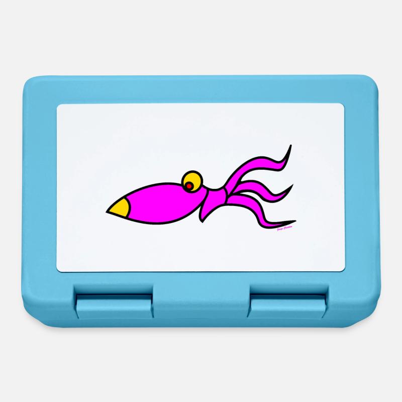 Squid Shirts - Lunchbox - sapphire blue