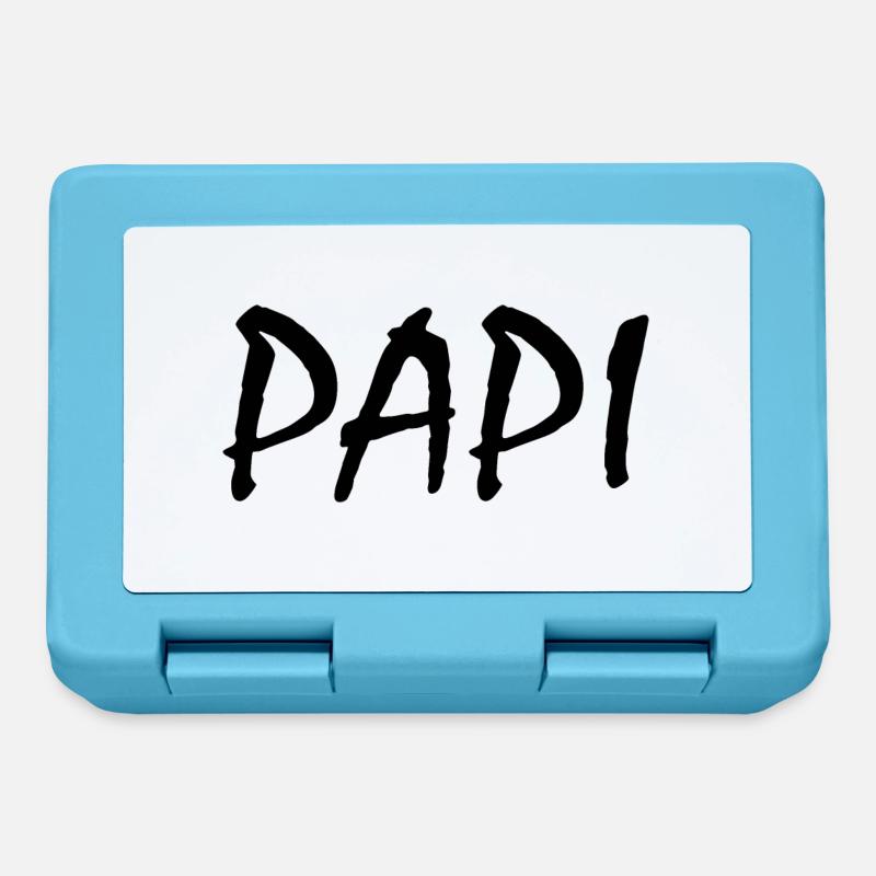 Papi - Brotdose - Saphirblau