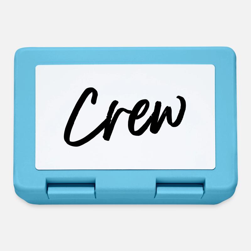 crew - Brotdose - Saphirblau