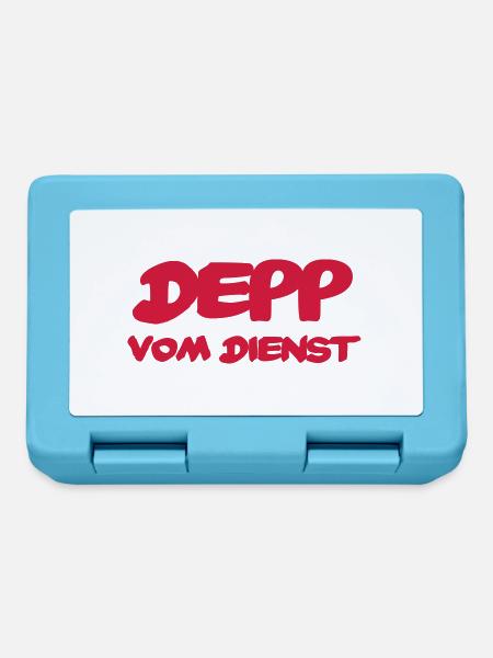 Depp vom Dienst - Brotdose - Saphirblau