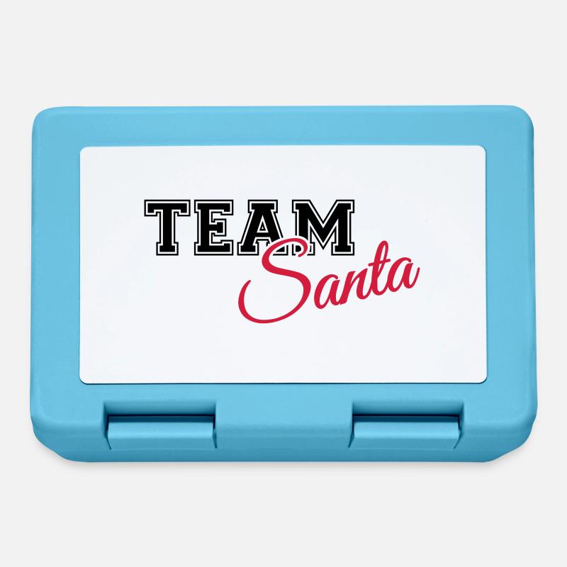 Team Santa - Brotdose - Saphirblau