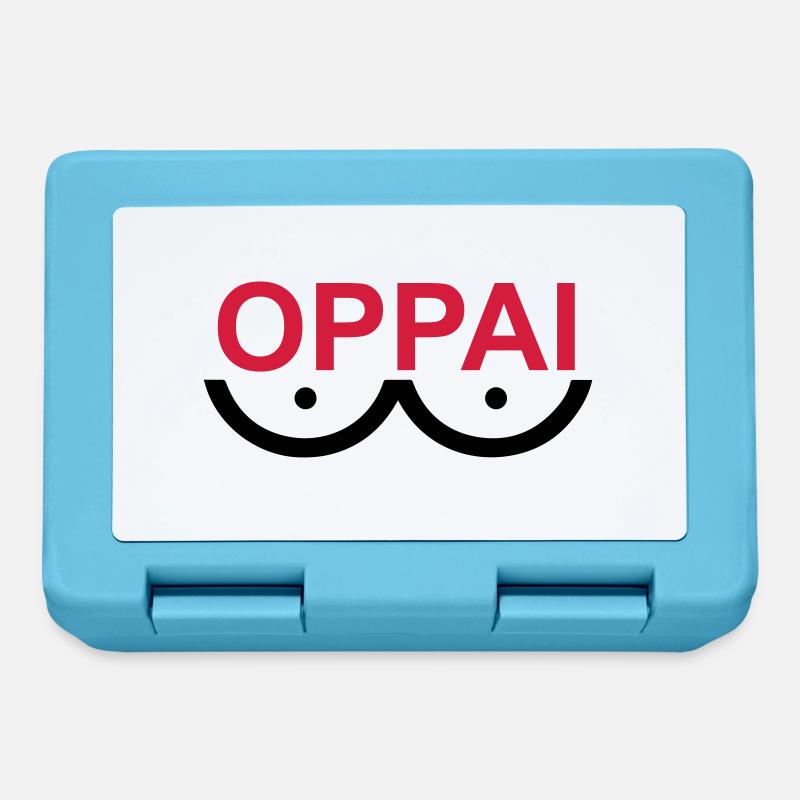 OPPAI - Boîte à goûter - bleu saphir