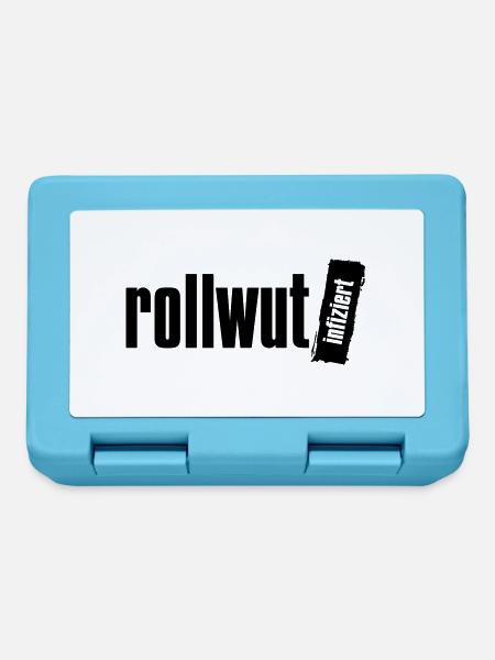 Rollwut Logo - Brotdose - Saphirblau