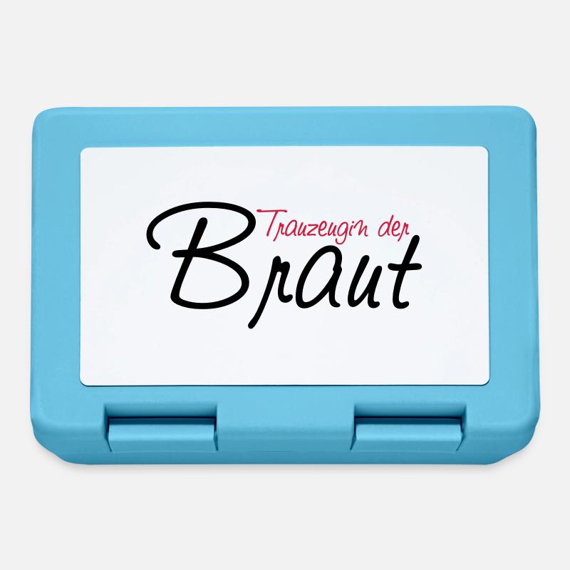 trauzeugin_der_braut - Boîte à goûter - bleu saphir