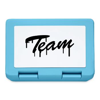 Team Graffiti - Boîte à goûter - bleu saphir - Devant
