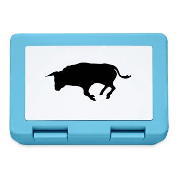 stier - Brotdose - Saphirblau - Vorne