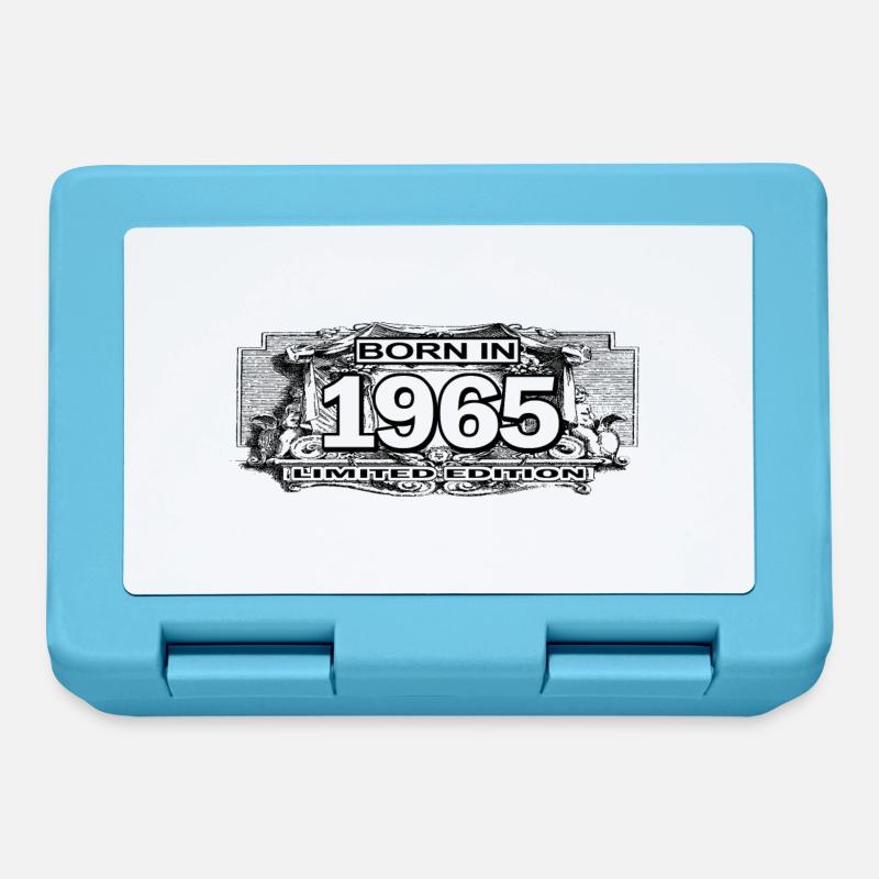 né en 1965 - Boîte à goûter - bleu saphir