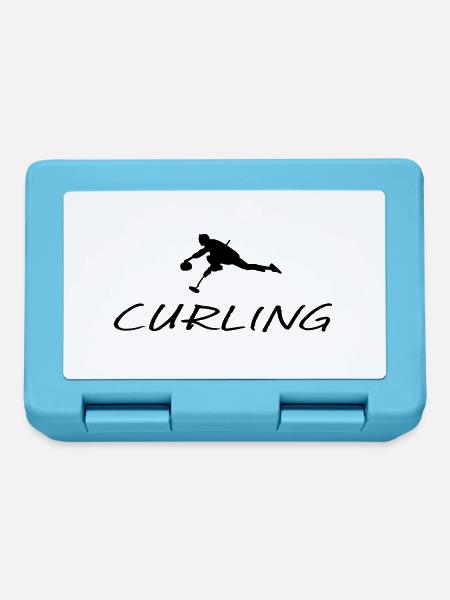 Curling - Lunchbox - sapphire blue