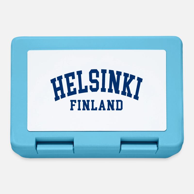 helsinki finlande - Boîte à goûter - bleu saphir
