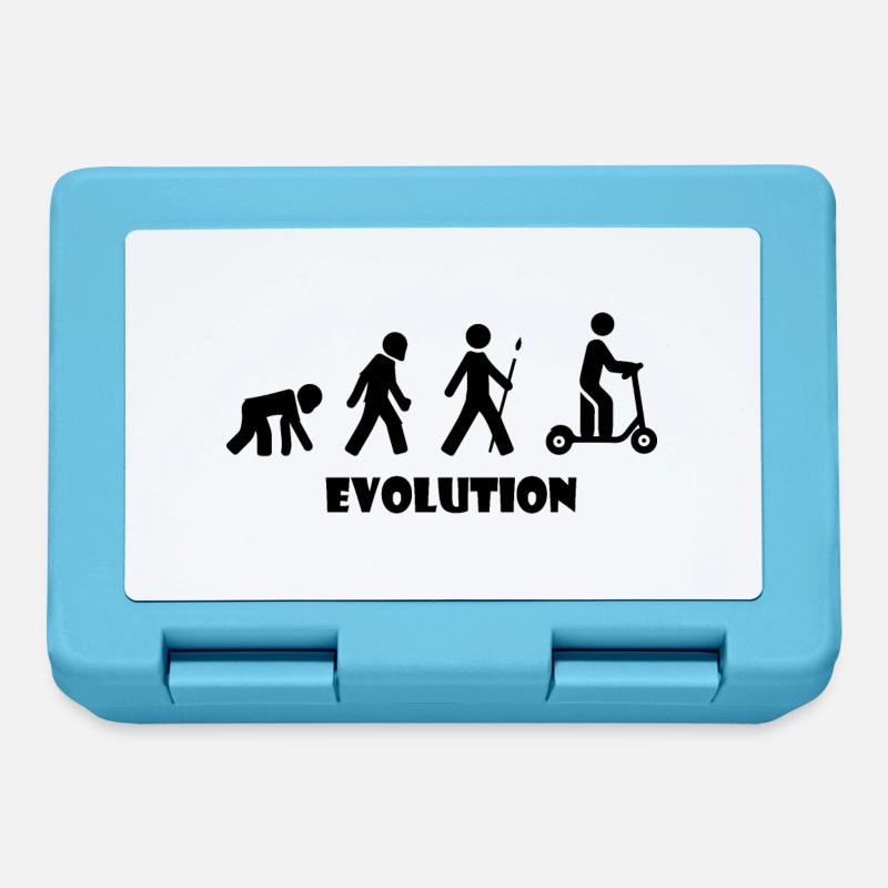 E-Scooter Roller Scooter - Brotdose - Saphirblau