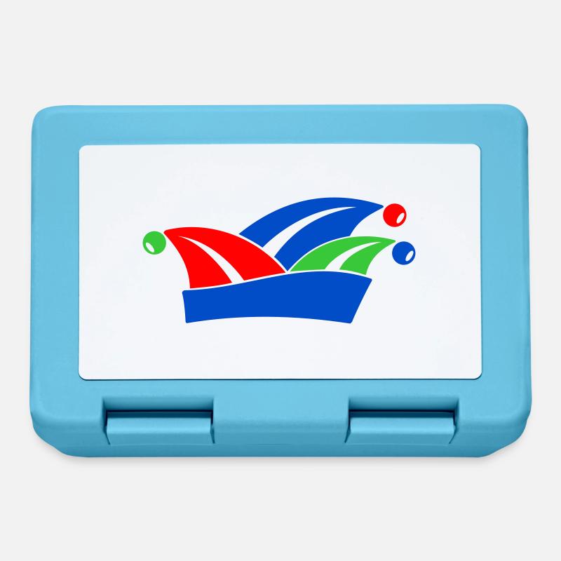 Casquette de bouffon 1 2 3 Couleurs - Boîte à goûter - bleu saphir