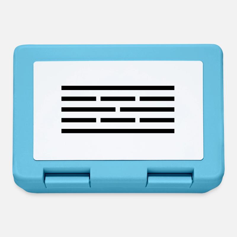 Symbole "Radioprotection" - Boîte à goûter - bleu saphir