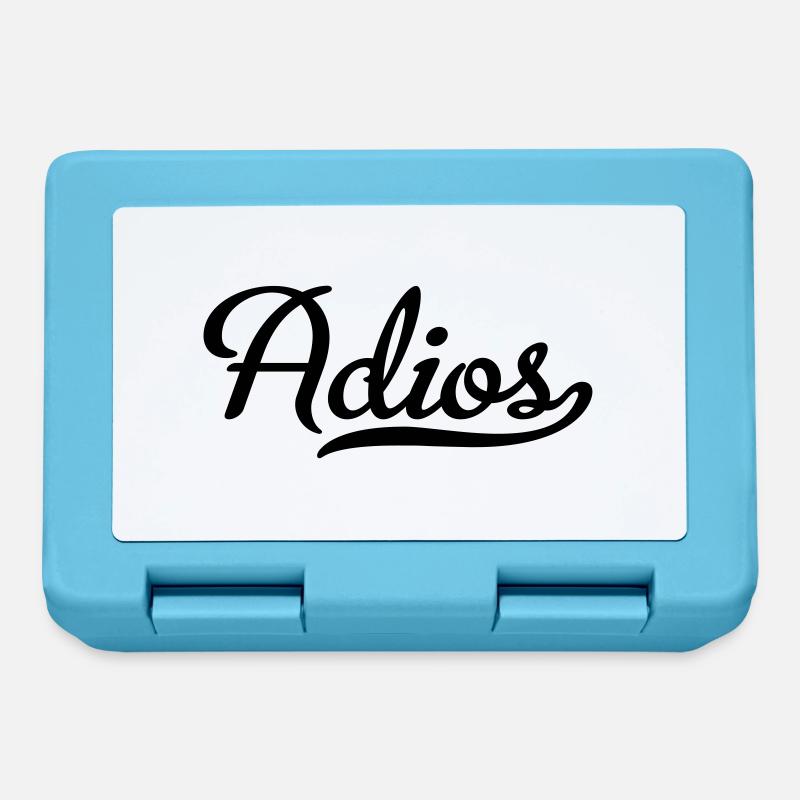 Adios - Brotdose - Saphirblau