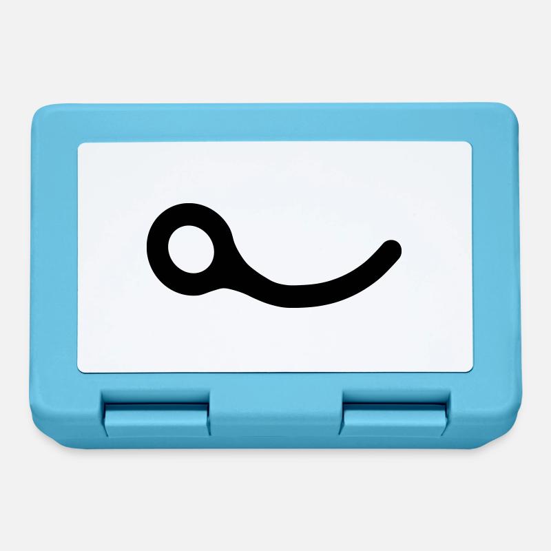 Closing Pin - Lunchbox - sapphire blue