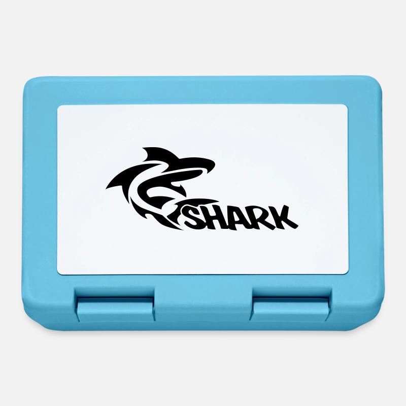 shark Poker 1c - Boîte à goûter - bleu saphir